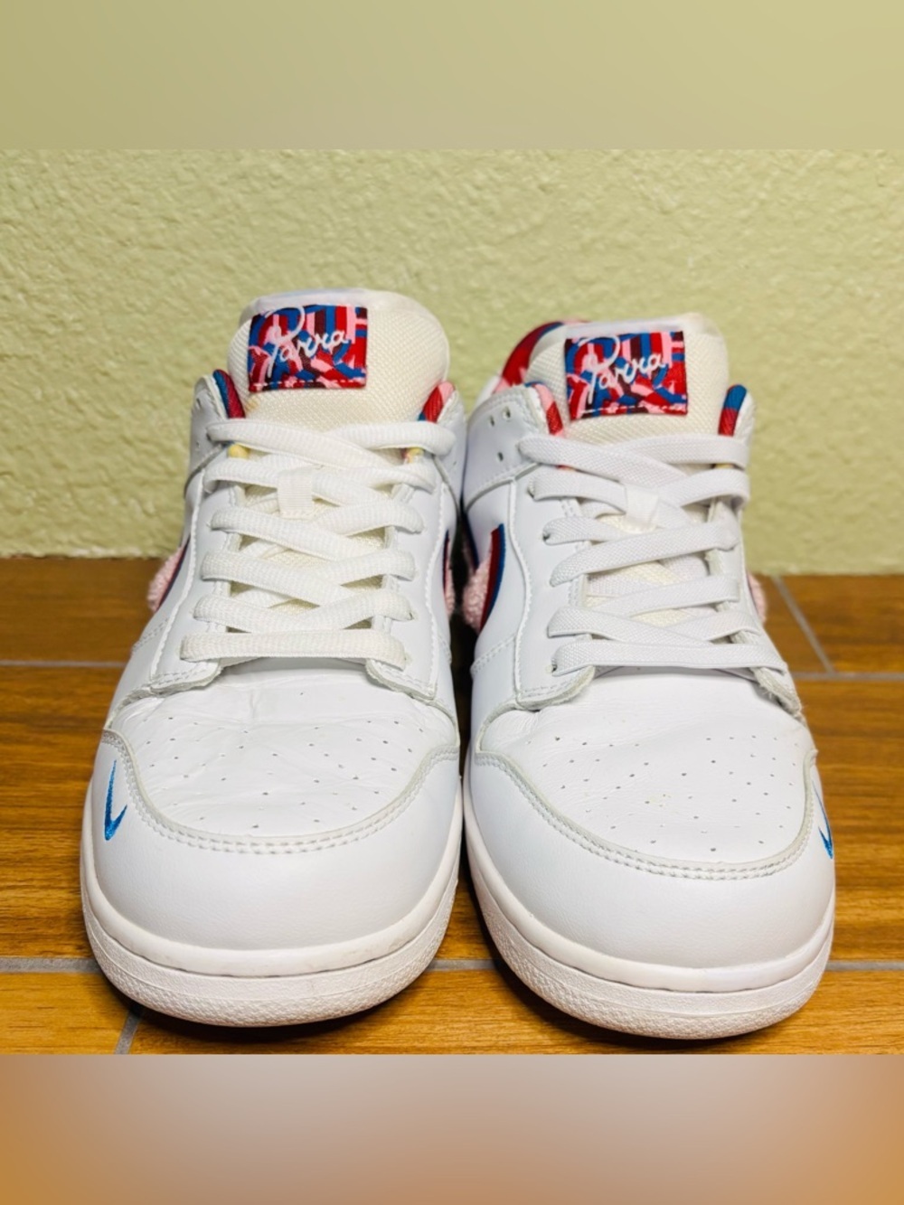 Nike SB Dunk Low OG QS x Parra Tennis Shoes Sneakers: Size: 9 - Picture 2 of 7